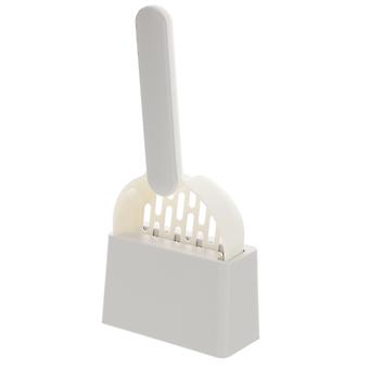 Katzenstreuschaufel mit Halterung, 1 Set, aus robustem ABS-Material