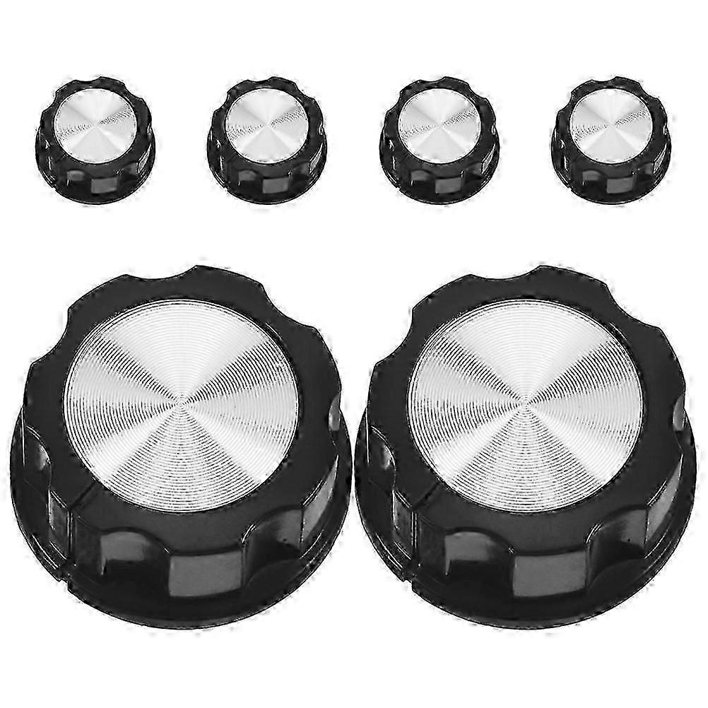 6pcs Replacement Air Fryer Control Knobs for Oven Timer Switch Buttons, Compatible with Pressure Cooker Cooktop Hob Rotary Control Switch Knobs