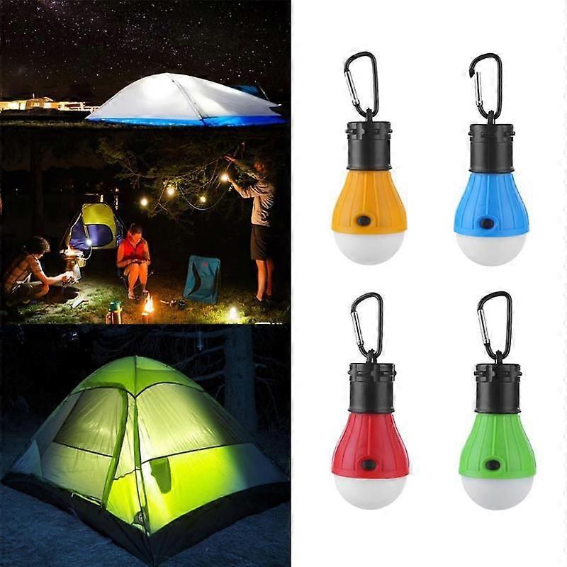 4x campinglys, stjerne campinglys LED, batteri campinglys