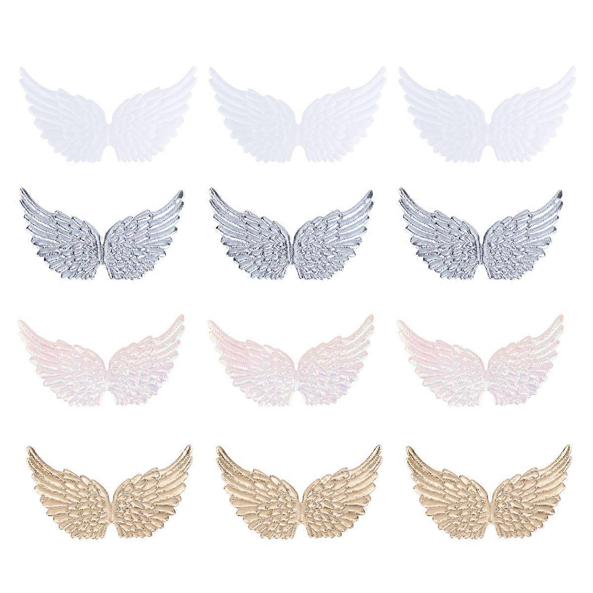 Mini Wing DIY Decor for Craft Projects 36Pcs Assorted Color Wings