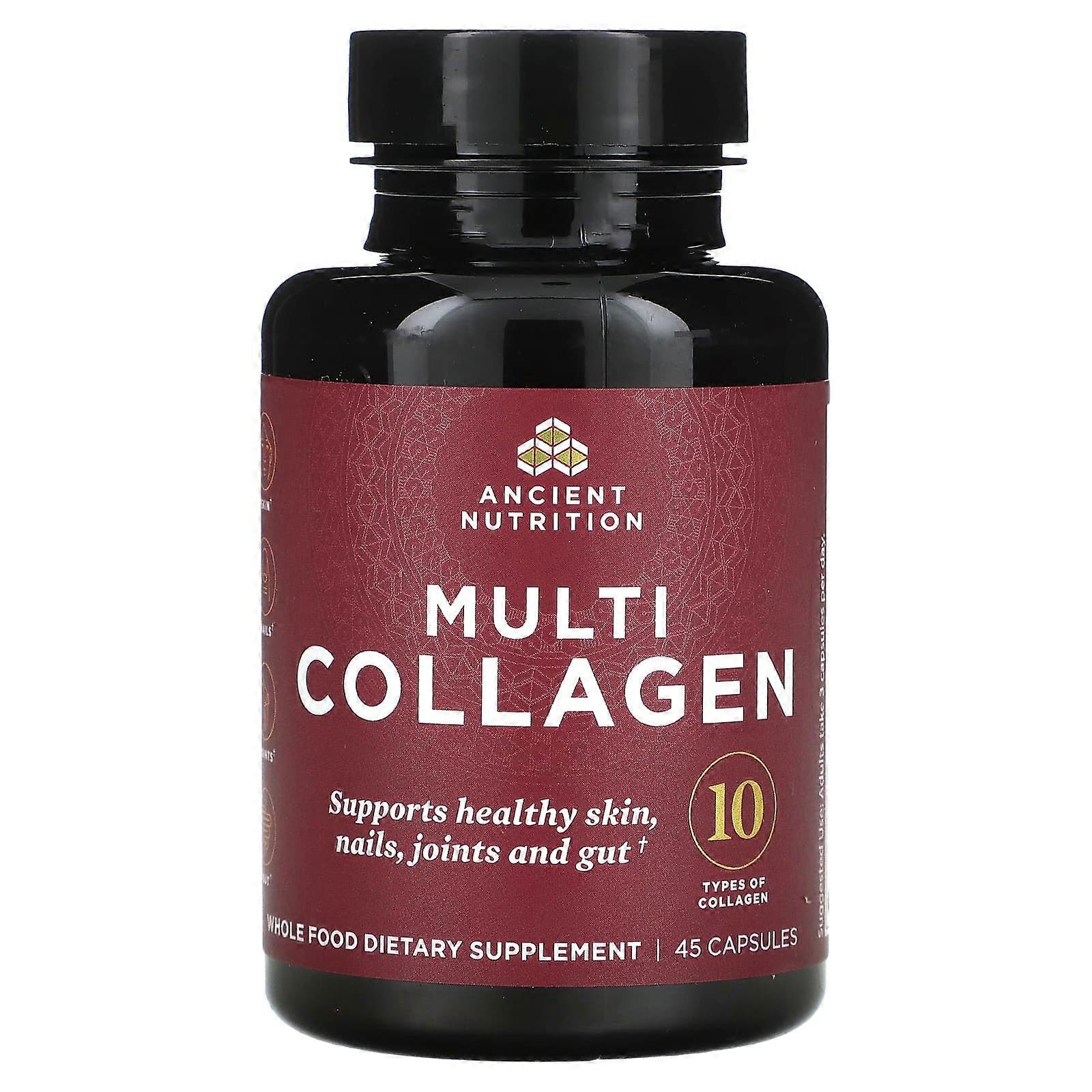 Dr. Axe / Ancient Nutrition, Multi Collagen, 45 Capsules