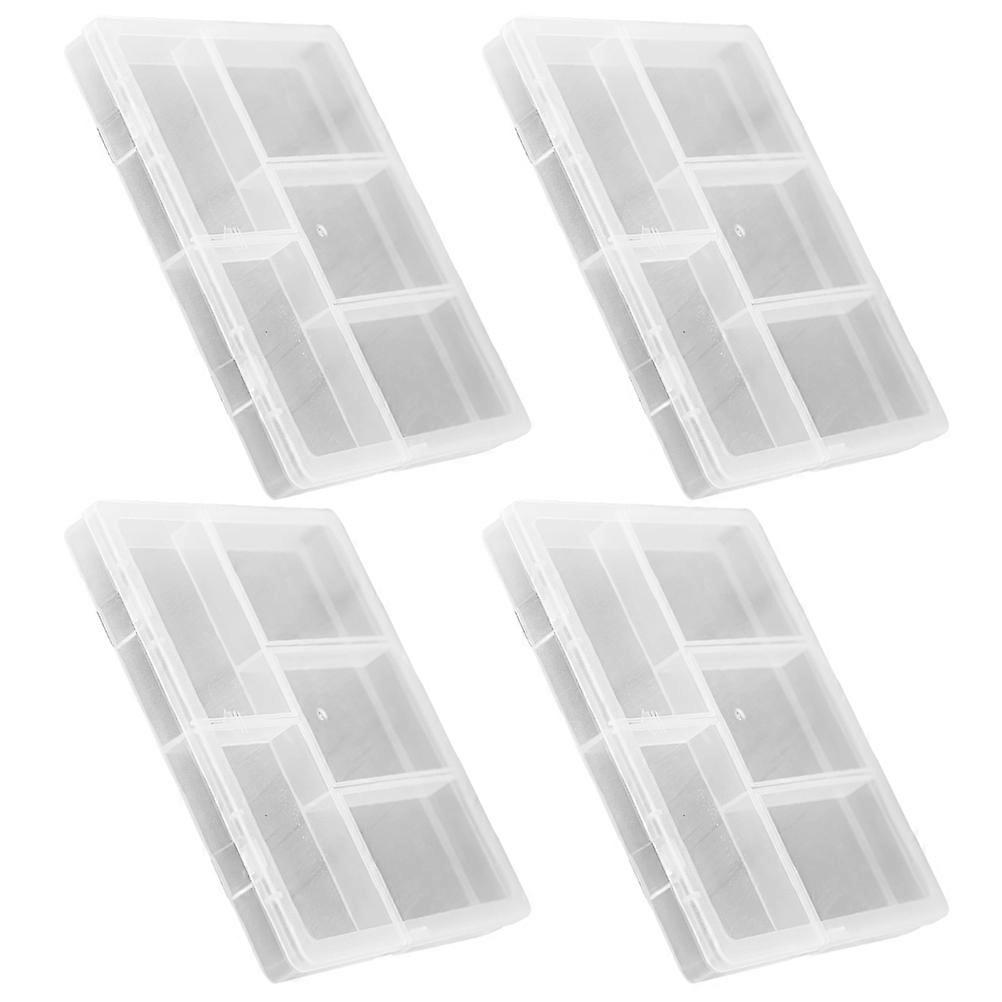 Plastic Storage Container Transparent Box for 16Pcs Hardware Holder