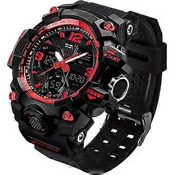 2026 Latest Model  Men's Analog Sports Watch, LED Military Digital Watch Electronic Stopwatch Large Dual Dial Time Outdoor Army Wrist Watch