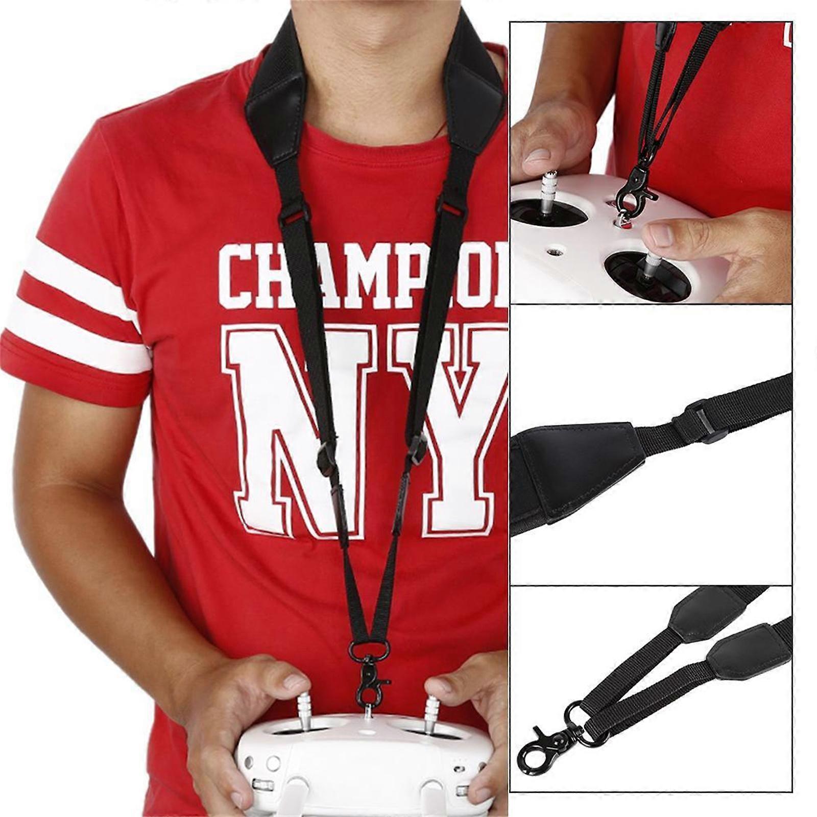 Adjustable Durable Nylon&amp;Leather Neck Strap for remote-controlled Series Remote Controller with Comfortable Widened Design