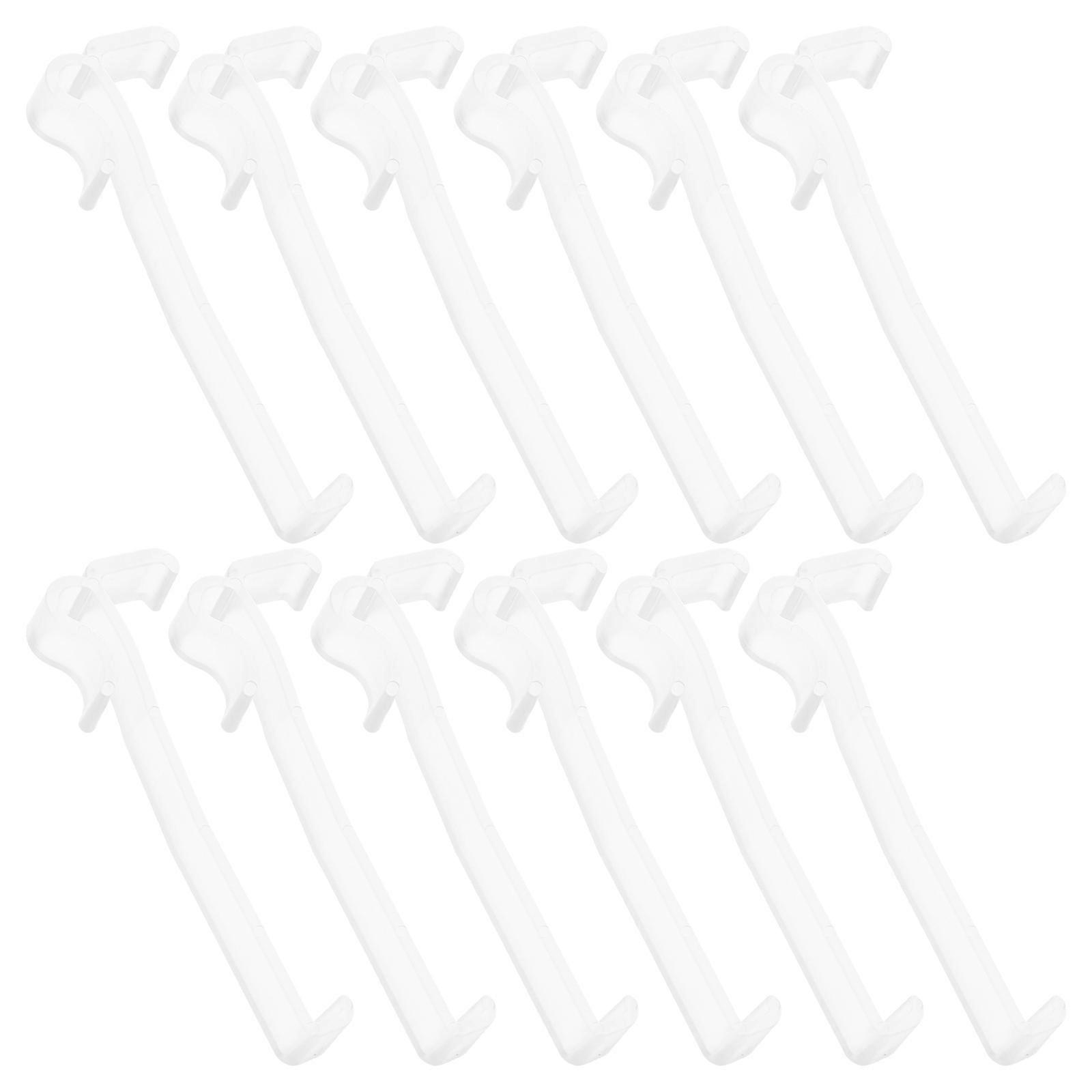 Valance Clips for Vertical Blinds 72Pcs Plastic Transparent Clips