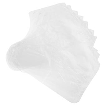 Transparent Plastic Foot Bags for Spa Moisturizer Socks 200Pcs