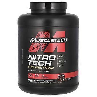 MuscleTech, Nitro-Tech® 100% Whey Gold, Double Chocolat Riche, 5 lbs (2,27 kg)