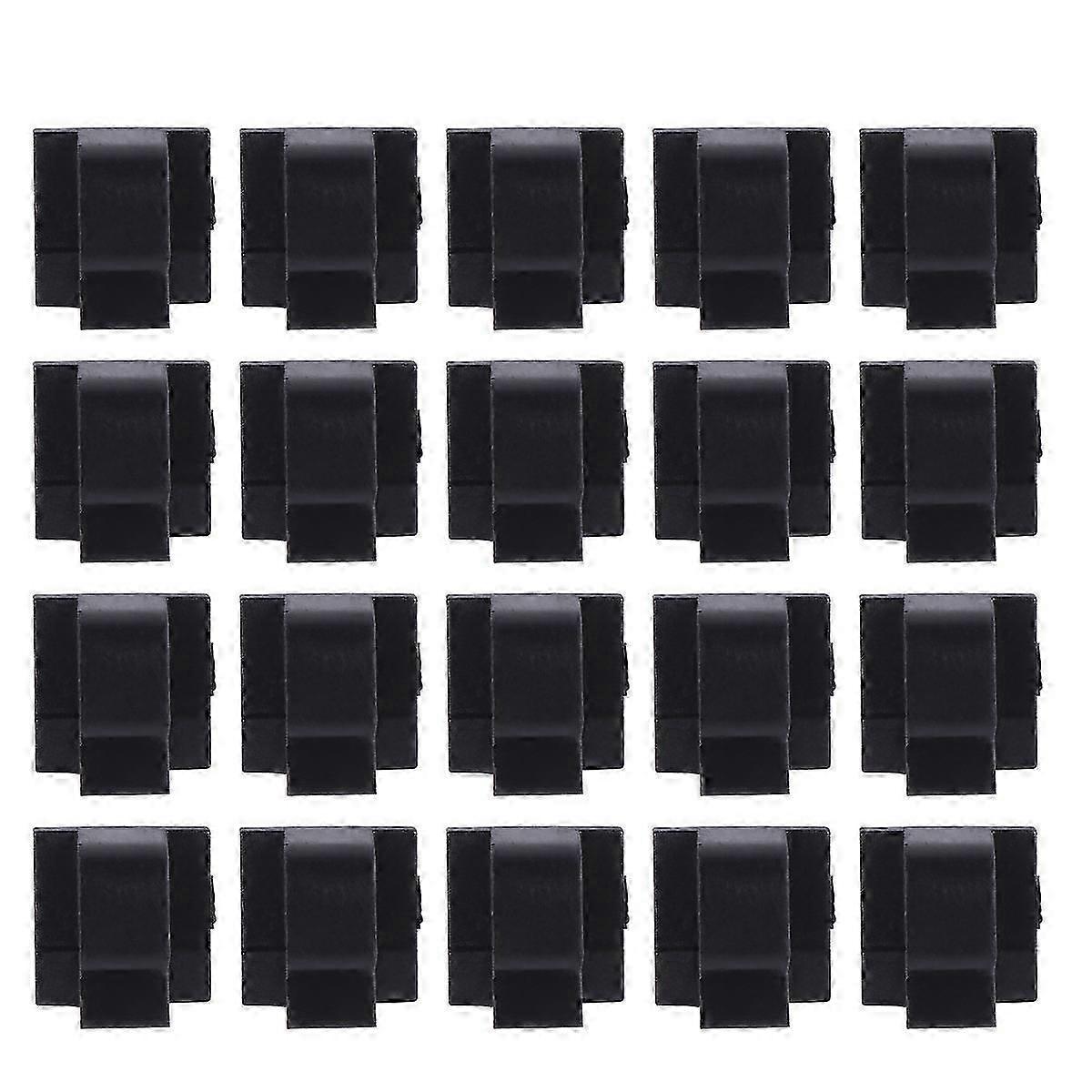 Self Adhesive Cable Clamp Cable Clips for Wire Management 100Pcs Black