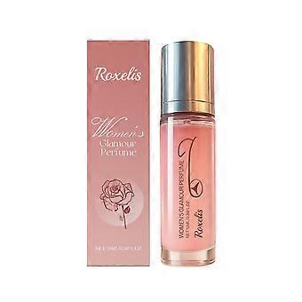 A Eau de Toilette Feminina Roxelis com Feromônios exala um charme único, com uma fragrância fresca e duradoura, adequada para todas as ocasiões.