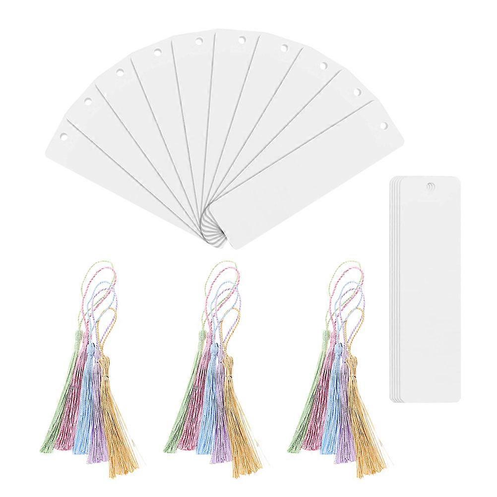 Acrylic Bookmark Blank Bookmarks Multi Color for Decor 1Set