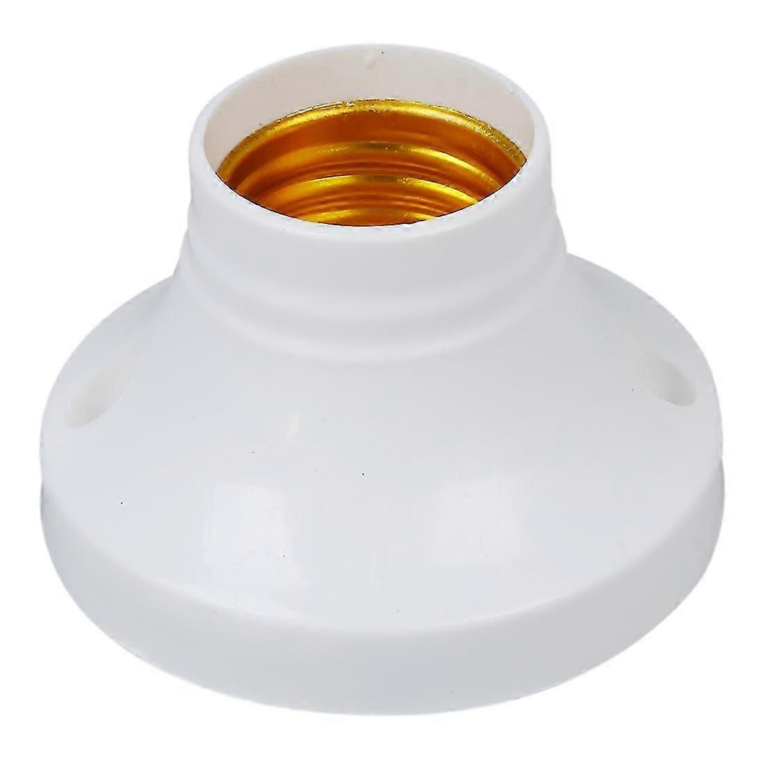 10pcs E27 Socket Plastic Light Lamp Holder Base AC250V 6A