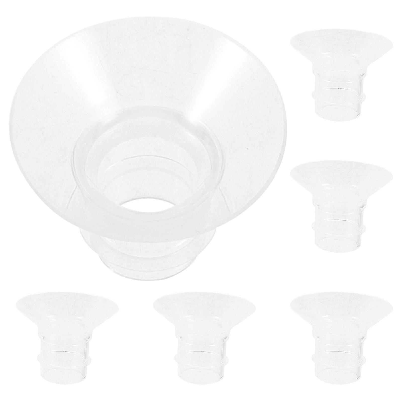 5 stuks borstkolf flens inserts draagbare borstkolf flens inserts vervangende flens inserts