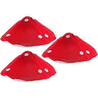 3stk rød champignon hat sjov hat børn cosplay hat fest kostume tilbehør