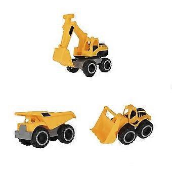 Nya fordon, lastbilsleksaker, dumper, bulldozer, grävmaskin, barnlärande byggpresent till 3, 4, 5, 6, 7-åringar, pojke, småbarn