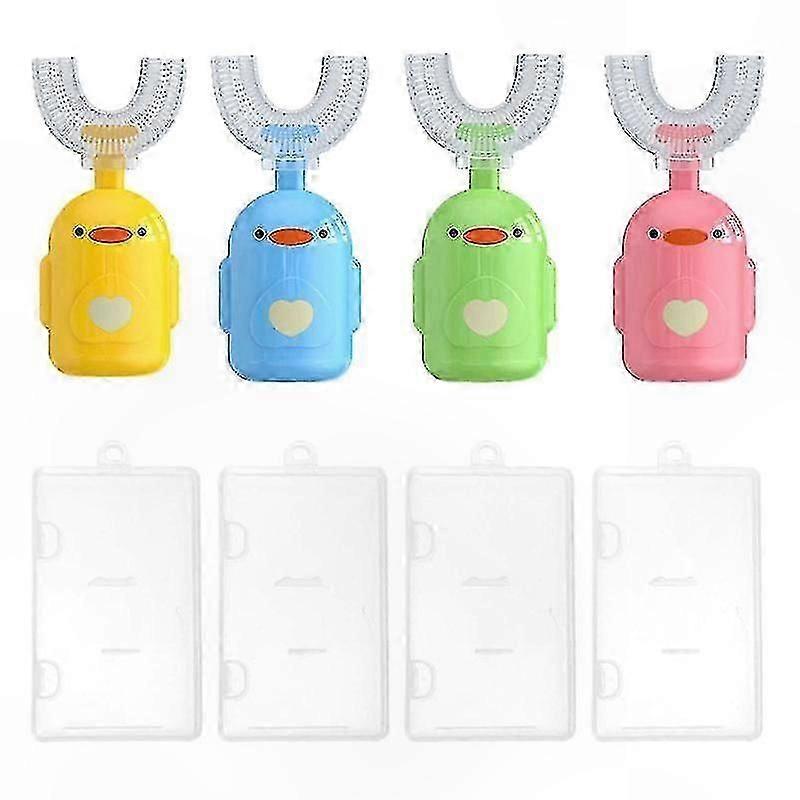 4-Pack U-Shaped Toothbrushes