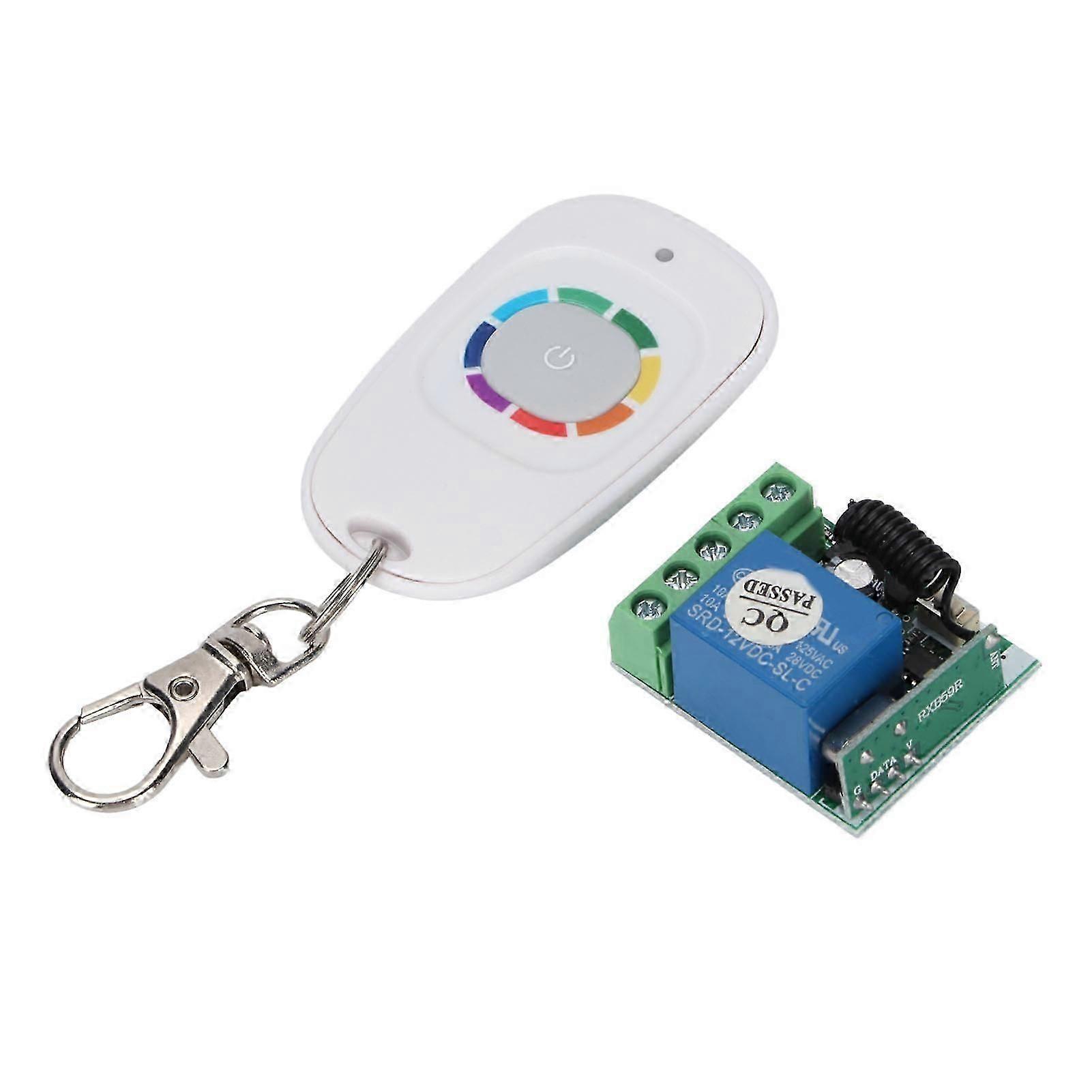Relay Remote Switch Single Channel Single Button Control Switch Learning Type Relay Remote DC 12V