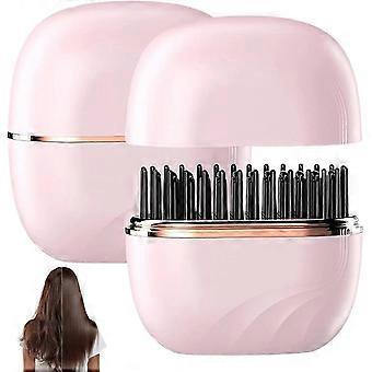 Mini lisseur sans fil, nouveau fer à lisser portable rechargeable 2026 avec contrôle de température à 3 vitesses, coque anti-brûlure pour la maison et les voyages