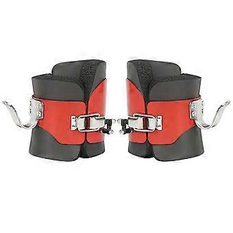 2PCS smooth Metal weight footwear For Indoor Workouts And Alignment Enhancement Supportive Ankle Wrap  Red