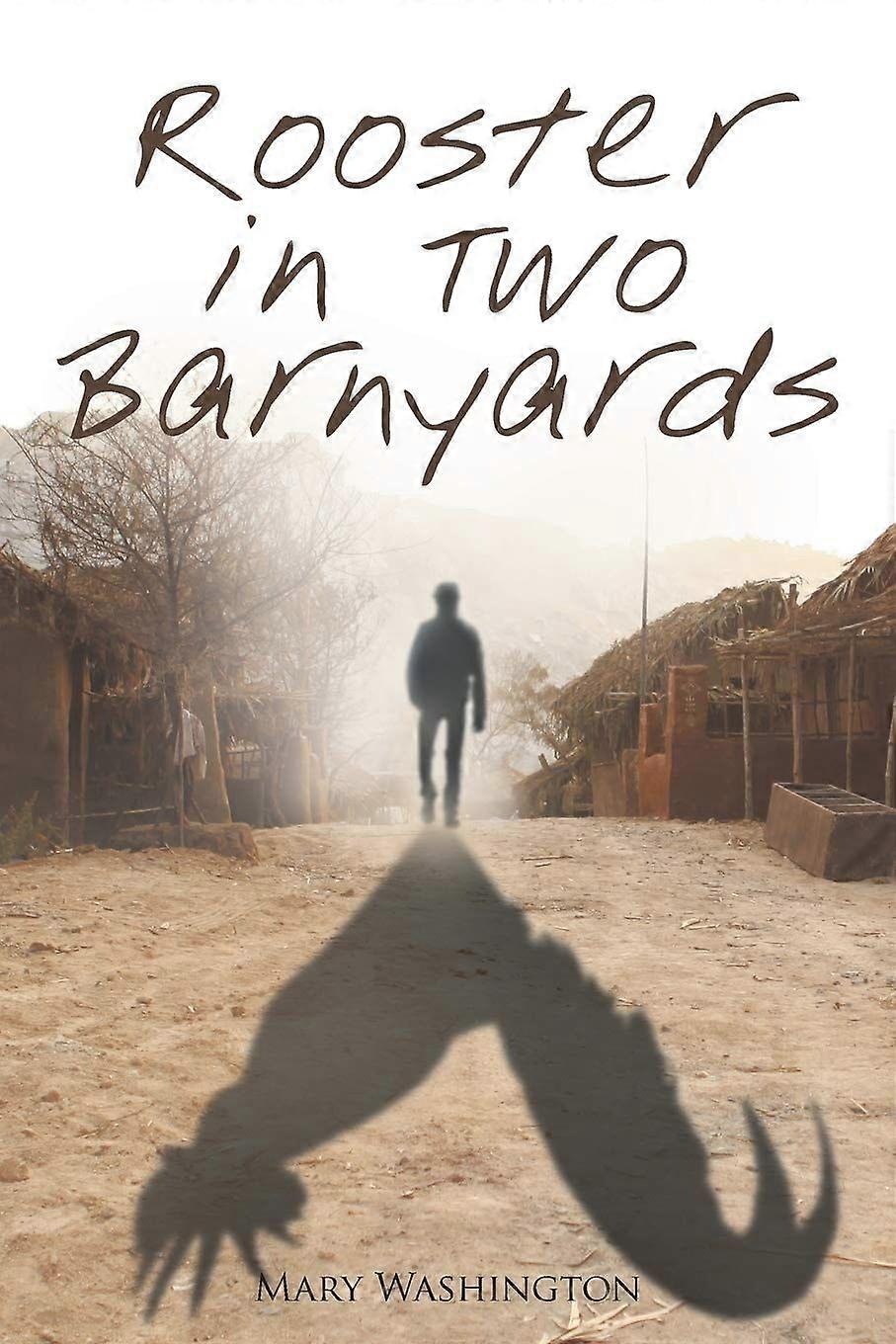 Rooster in two barnyards