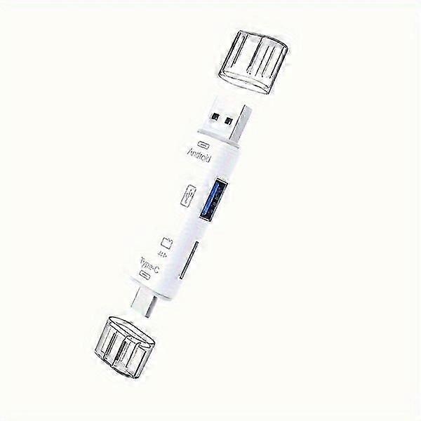 Five-in-one memory card reader, compatible with multiple devices, with 5 times faster transfer speed