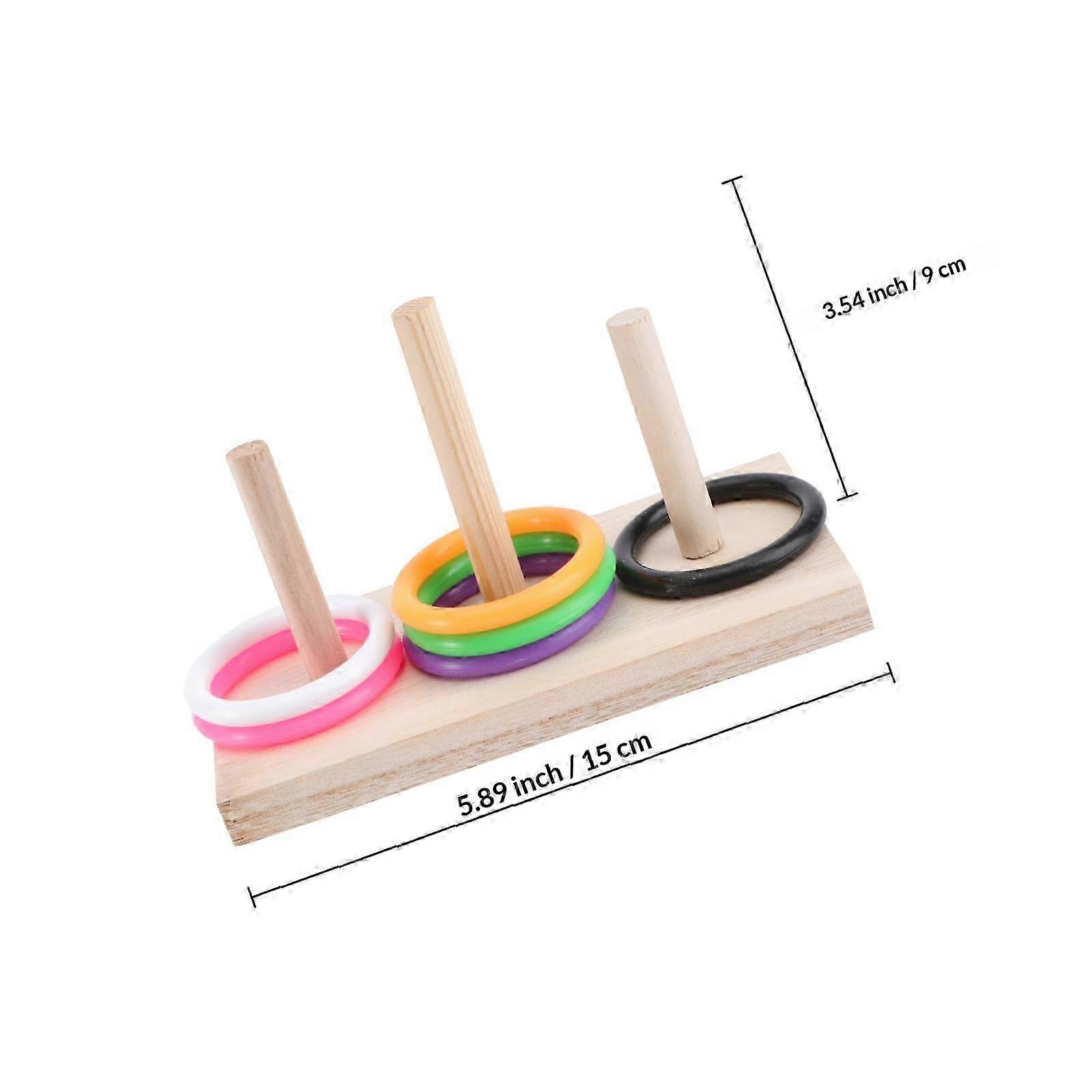 Parrot Training Toy Ring Prop for Intellectual Development 1Set