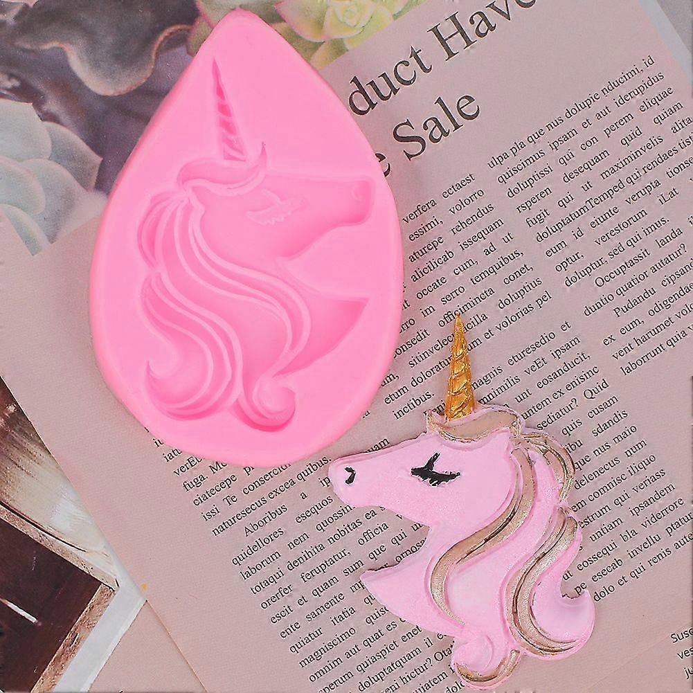 Unicorn Head Shape Chocolate Mold - 1PC