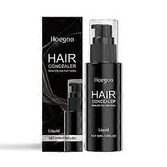 Hoegoa Haar-Concealer, Haarfarbe Braun Schwarz Natur, Sanft, Langanhaltend, Leicht auszuwaschbar, Erfrischender Haarconditioner