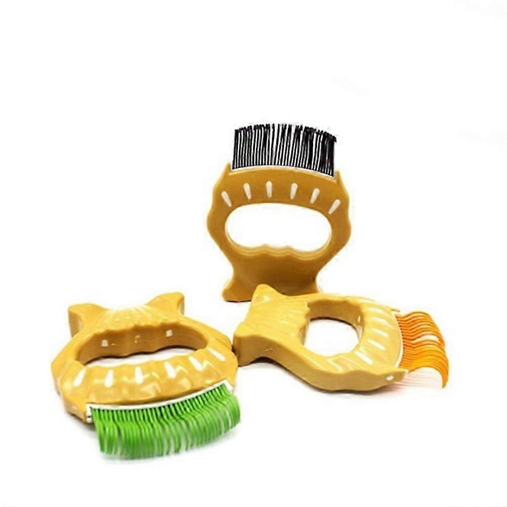 3pcs shell design pet grooming comb