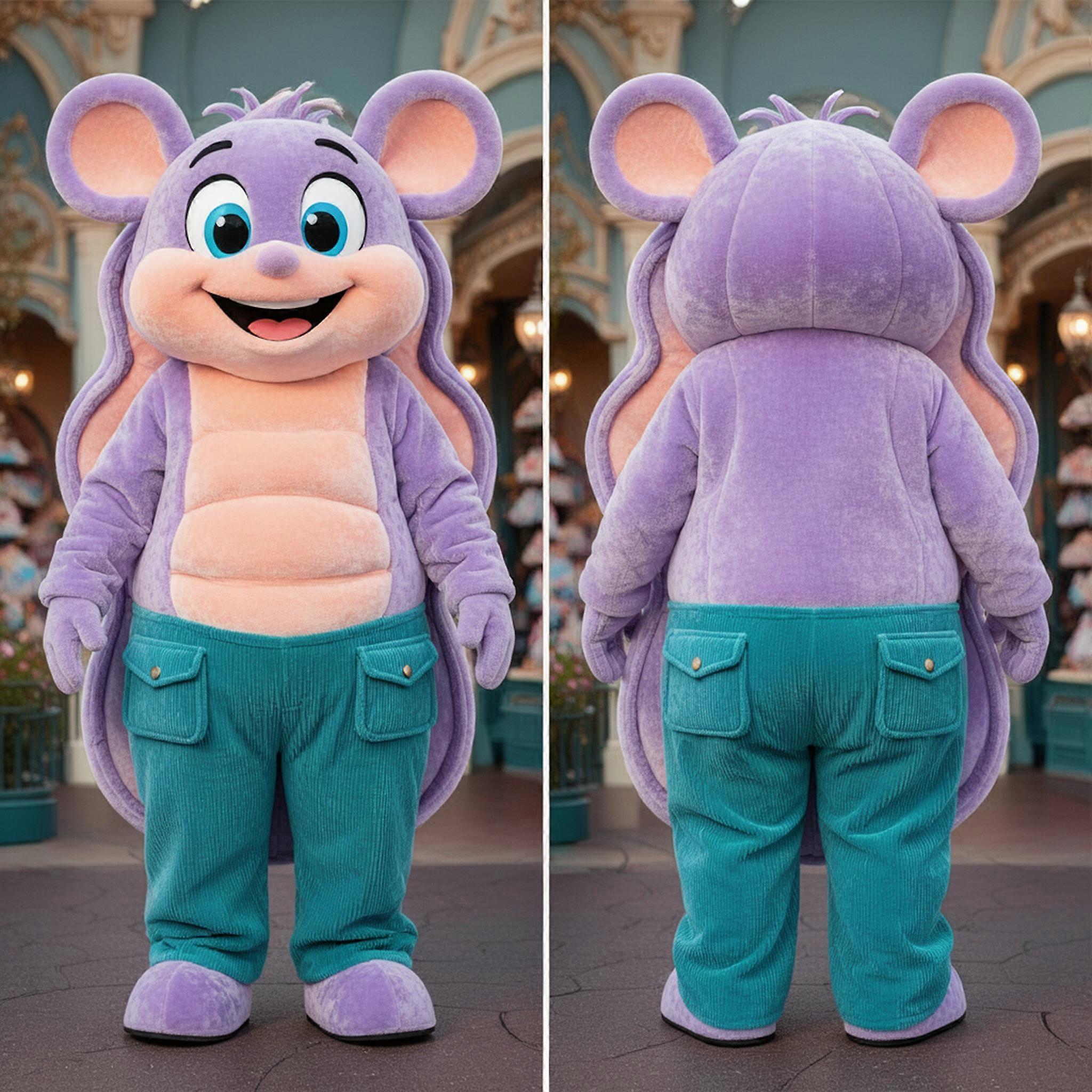 MASTICOT Lavender Plush Oyster Mascot