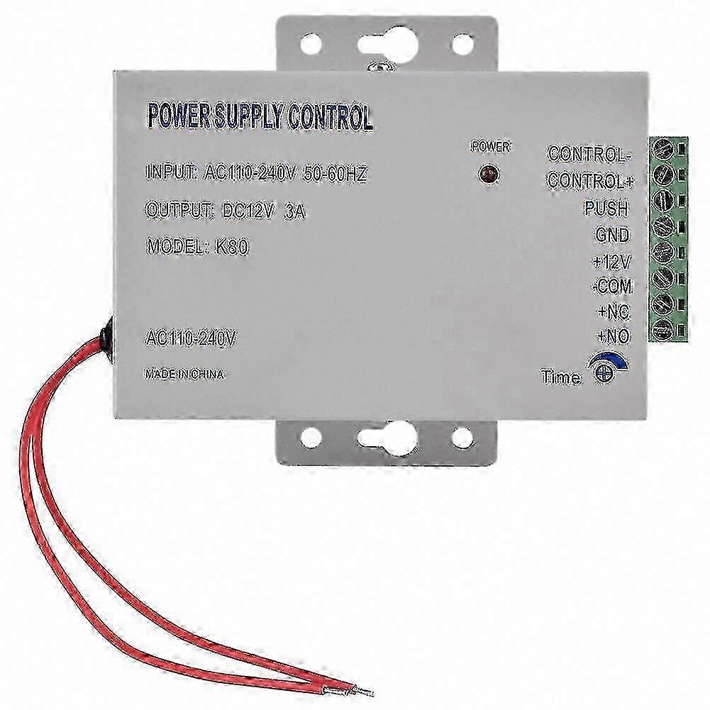 Compatible with K80 Door Access System Miniature DC 12V 3A Power Supply