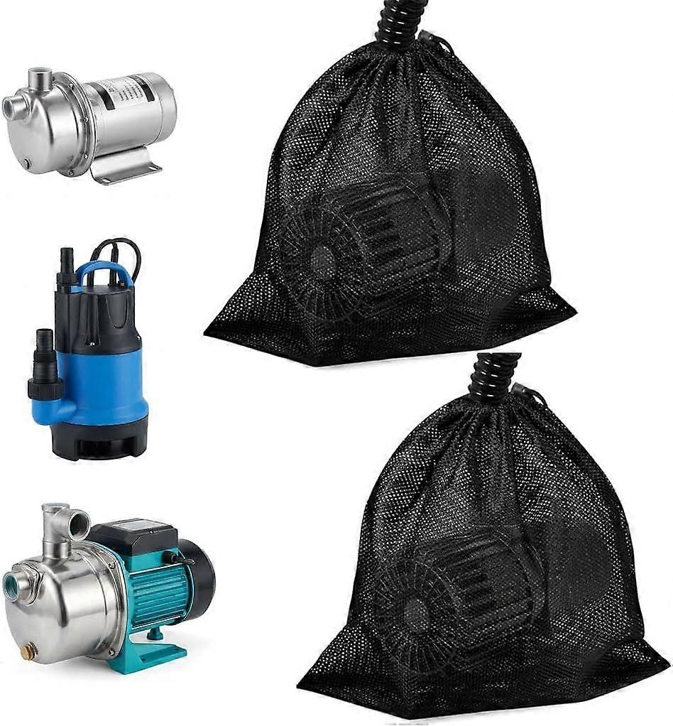 2 Pack 18.5 * 18.5 in Pack Pond Pump Filter Bag With Drawstring