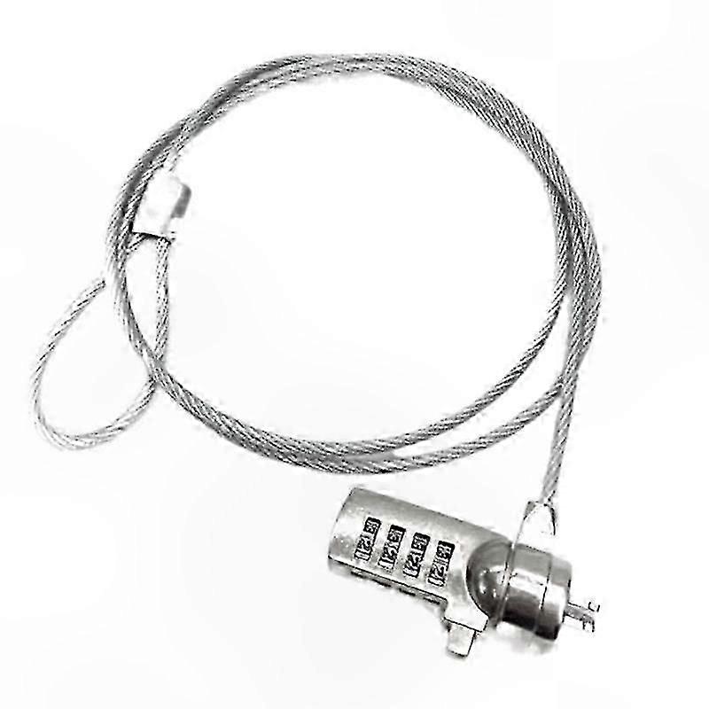 Numeric Combination Cable Lock for Laptops Cafes Terminals Antitheft Security Device Universal Fit