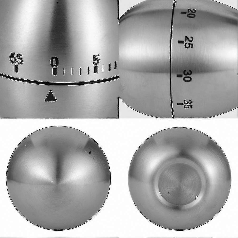 Kitchen Timer Manual Mechanical Rotating Alarm, 60-Minute Countdown Timer for Cooking