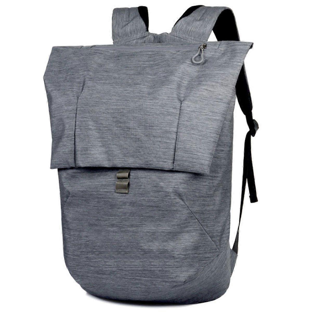 Concise Laptop Backpack Large Capacity Daypack Multi Layer School Bag for Man