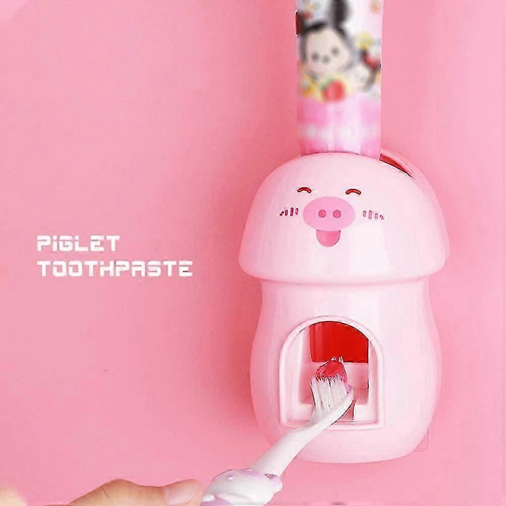 Automatic Toothpaste Dispenser Squeezer Wall Mounted Self Adhesive Kids Hands Free Toothpaste Squeezer