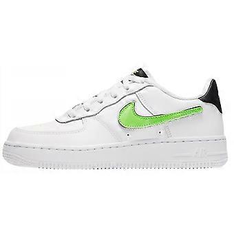 Nike Air Force 1 Low Removable Swoosh Hvid Grøn Strike GS AR7446-100