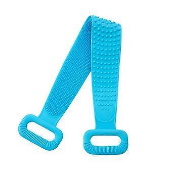 Rückenbürste, Badebürste, Duschbürste, Rückenbürsten, ausziehbare Rückenbürste, Massagebürste, Silikon-Duschbürste, Körperpeeling, Fußpeeling (1 Stück, b)