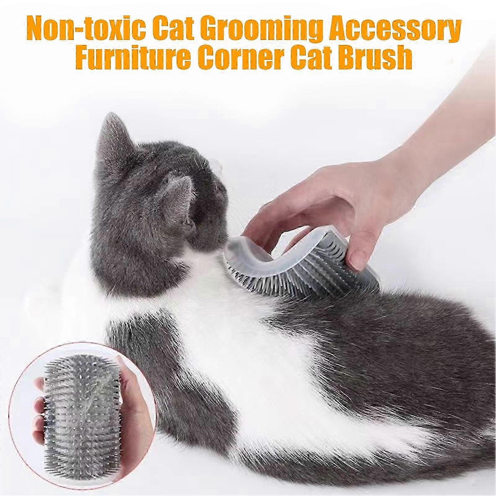 Self-Grooming Corner Scratcher Brush