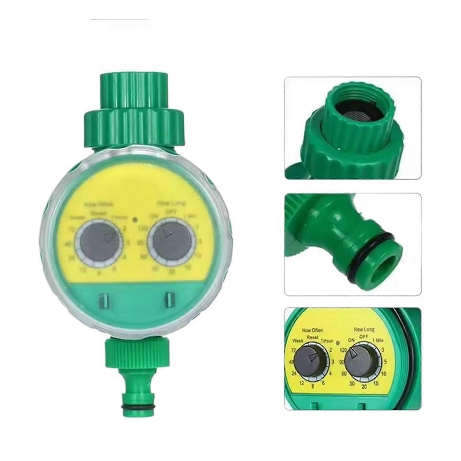 AB11 Automatic Garden Watering Timer with Knob Control, Easy Irrigation Controller for Consistent Moisture