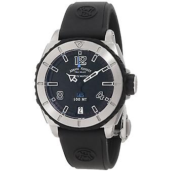 Armand watch nicolet sl5 9615a-gr-g9615n Automatic Swiss Automatic Analog Women Watch with 9615A-GR-G9615N Rubber Bracelet