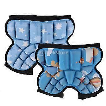 1pcs Multiclolor Protective Padded Shorts for Snowboard Skate and Ski 3D Protection Hip Butt Tailbone Boys Girls
