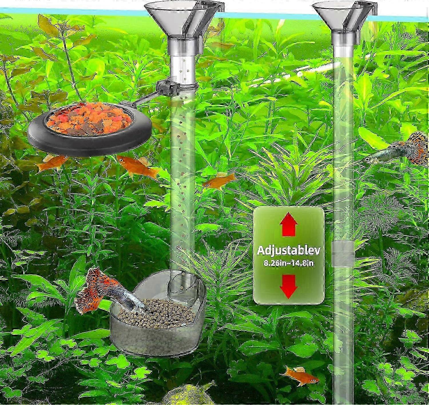 Aquarium Feeding Ring and Dish Set compatible with Shrimp 2pc