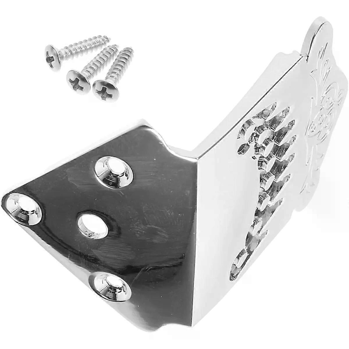 3sets Metal Mandolin Tailpiece for Mandolin for String Replacement for Guitar Use