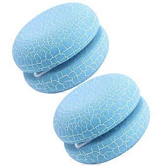 Adorable Blue Wooden Yo-Yo Balls for Students 2Pcs Unisex Educational Play