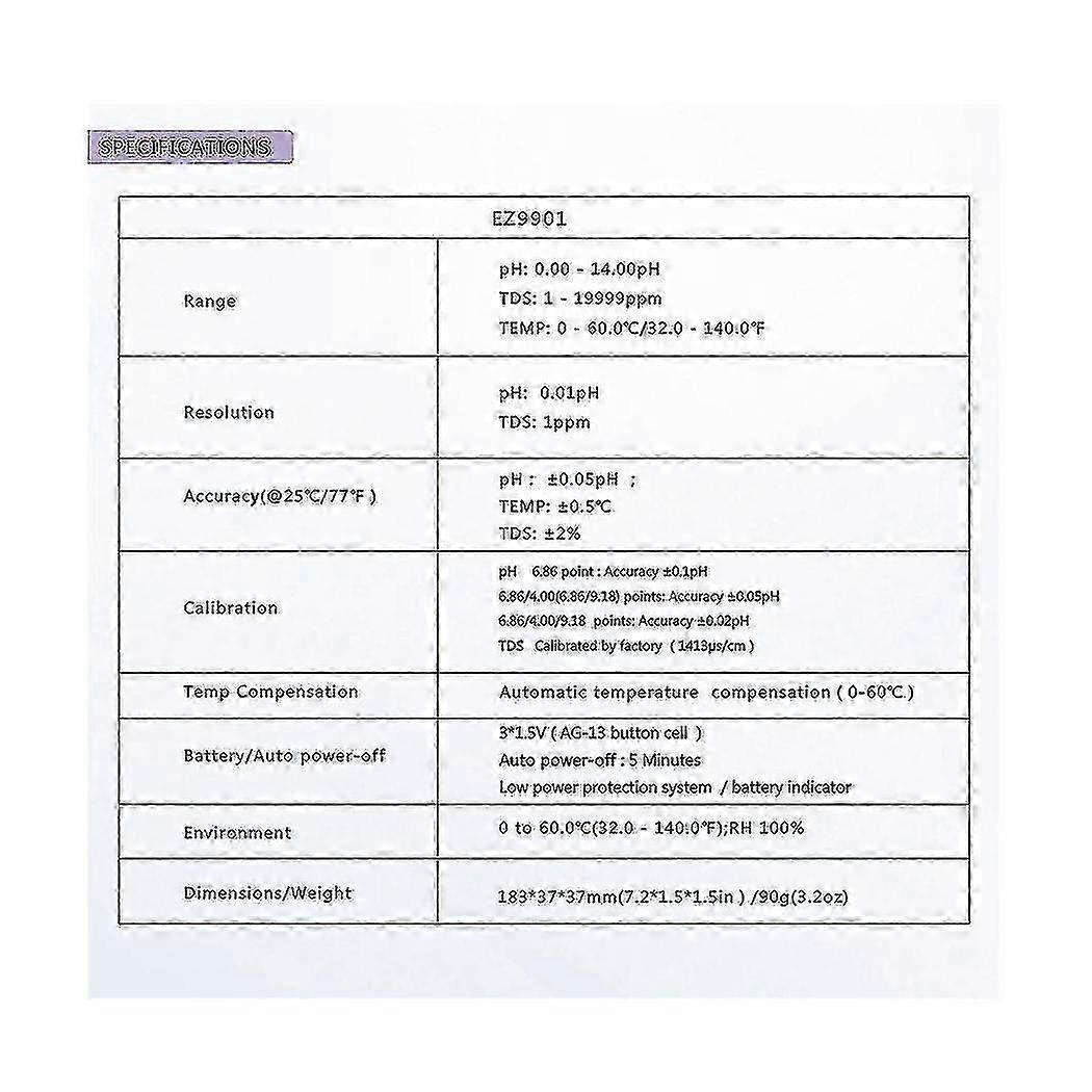Digital pH TDS Thermometer
