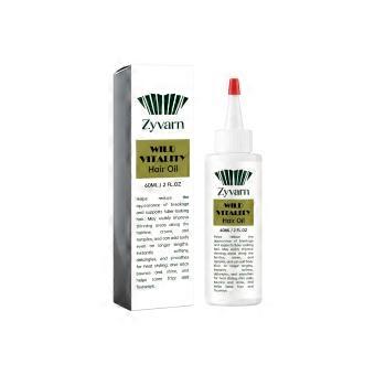 2pcs Hair Oil, Made with Natural Plant Fat, Rosemary & Mint, Non-greasy