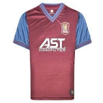 Adidas Herren Fußballtrikot mit kurzen Ärmeln, Aston Villa FC.