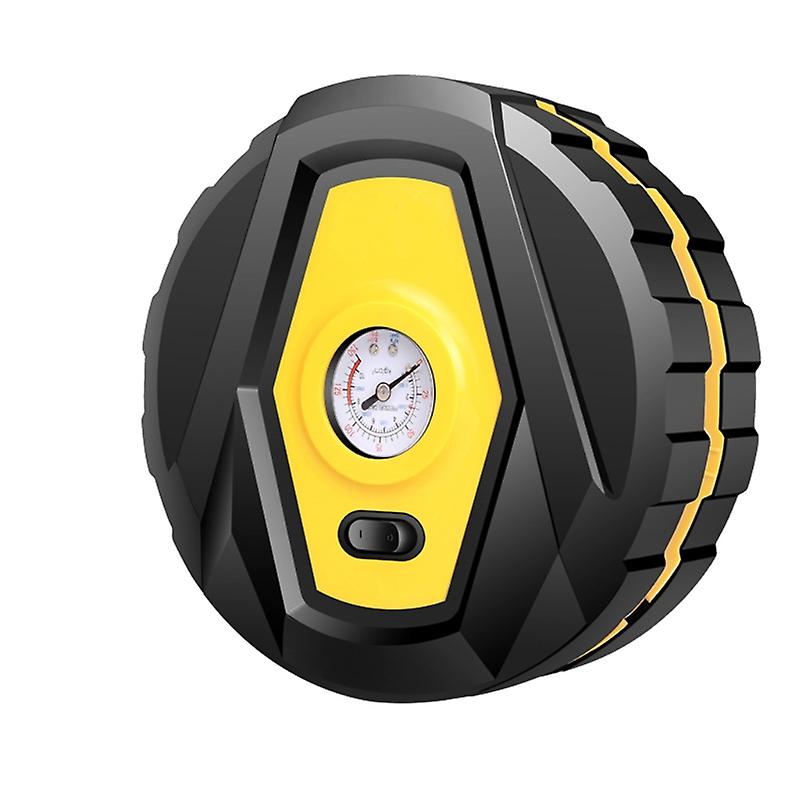 12v Portable Car Air Compressor Multifunctional Air Pump Tire Inflator With Bright Emergency Flashilight