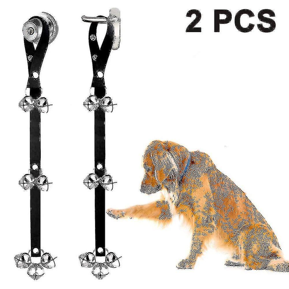 2 Pack Dog Doorbell Adjustable Door For
