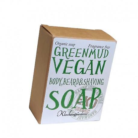 Sapone dritto Fango verde vegano 120 g di Klockargårdens